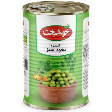 کنسرو نخود سبز خوشبخت 380 گرمی